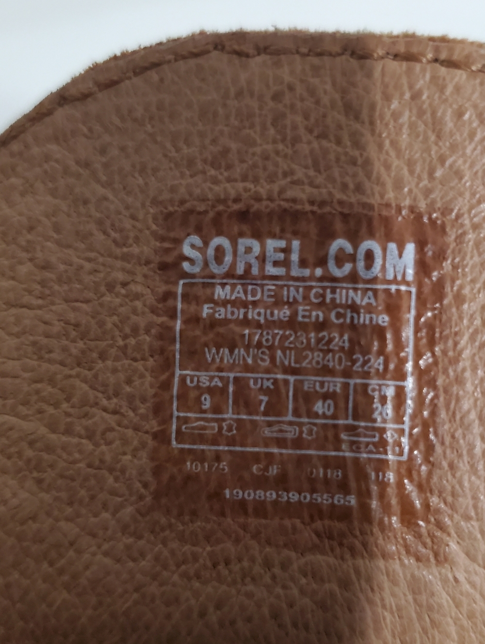 Sorel Nadia Buckle Heeled Leather Sandal Kettle Size 9 - Picture 8 of 9